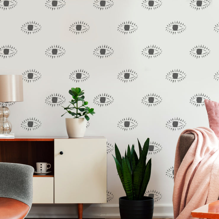 Eye Pattern Wall & Decor Stencil