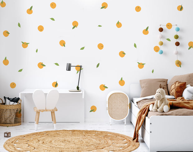 ORANGES Fruit WALL Pattern STENCIL