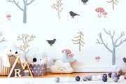 Whimsical Wood - Wall Mural Stencil Set