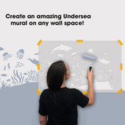 CORAL REEF,  Nursery & Kids Room Stencil