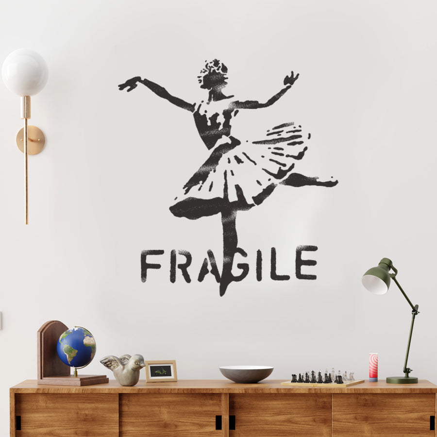 BANKSY STENCIL If You Want to Achieve Greatness Girl Spray Painting,  Home Decor, Paint Walls & More, Size Options Ideal Stencils 